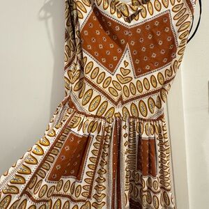 Bohemian Patterned Vintage Dress